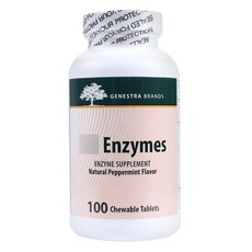 GENESTRA BRANDS 酵素咀嚼片, 100顆, 1罐