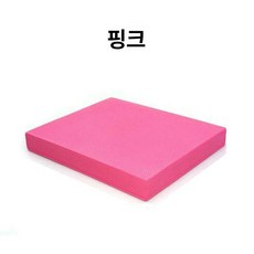 요가 무릎 매트 깔판 지지대 40x35x5cm 휴대용 스트레칭 헬스트레이닝 팔꿈치, 1개, 40x35x5cm 핑크