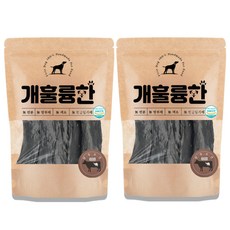 퍼스트독 100%국내산 수제강아지간식 대용량 애견육포 개훌륭한, 2개, 300g, 한우소간