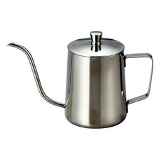maebata 브류커피 드립포트 커피포트 뚜껑있는 스테인리스 실버 630ml 51643, 1개, 상세페이지 참조, 상세페이지 참조