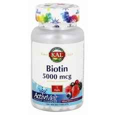 KAL 維生素保健食品 混合漿果味 5000mcg, 1個, 100 件