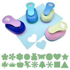 더이안 모양펀치 모양펀칭기 7.6cm 3인치 특특대형 대왕 펀칭기, 1개, 원형