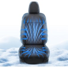 ZFYOUN 2V24V 및 냉각 카시트 쿠션 5 여름 커버의 조절 가능한 공기 속도 시트 대부분의 자동차 모델 스타일 SUV 트럭 블랙