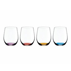 【Riedel】Happy O VOL. 2 彩色派對杯四入組 (土耳其藍/紫/橘紅/橘)派對首選，洗碗機適用, 1個