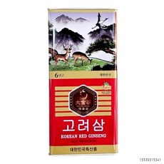 고려홍삼 6년근 건홍삼 캔 중편(21~30뿌리) 금산홍삼 말린홍삼 홍삼뿌리 달임용 국내산, 1개, 300g