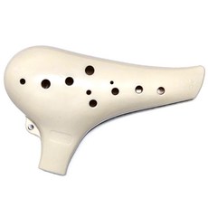 명창 실버스타 오카리나(아이보리)알토C, 1개, 아이보리, 오카리나