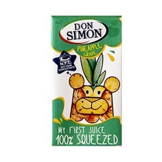 돈시몬 파인애플 포도착즙주스 125ml x 40
