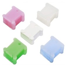 50pcs 플라스틱 플로즈 보빈 스레드 윈더 자수 스레드 주최자 DIY 자수 재봉사 스레드 스토리지, Mixed colors