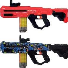 픽데이즈 골드스타 LED USB 충전 무빙 자동소프트건 색상랜덤 유아동장난감총, 골드스타 LED 무빙 자동소프트건 (색상랜덤)