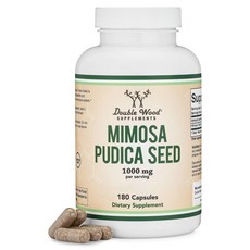 Double Wood 金合歡 Foodica 種子 1000mg 膠囊, 1個, 180錠