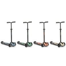 SCOOT AND RIDE 兒童三輪滑板車，多色可選，安全耐用，高度可調節, 米色, 1個