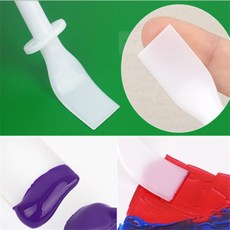 1P 플라스틱 페인팅 나이프 조색칼 화방도구, 1개