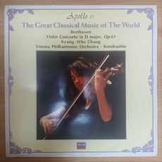 중고LP) Beethoven(베토벤) - Violin Concerto in D Major Op61(정경화바이올린)(자켓EX-/음반NM)