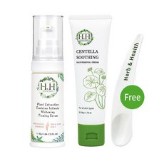 原廠經銷 含稅開發票 missyshop 【組合優惠】HH私密積雪草淨森零毛霜(50g) HH私密美白緊緻凝露, 1個, 積雪草淨森零毛霜+美白緊緻凝露(樹影微風