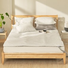 전기 장판 전기요 온열 카본 온수 매트 방수 커버, 화이트