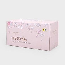 다이소 리빙 미용티슈 1026653 280매, 24개