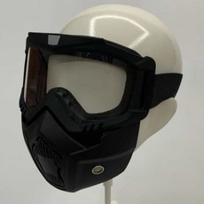 바이크 고글마스크 자전거 방풍고글 분리형 투명