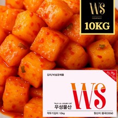 우성물산 맛있는 미니깍두기 10kg 박스포장 작은사이즈 깍두기, 1세트