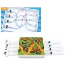 기체의성질 두더지게임 만들기재료 4인용 자연과학완구 과학실험 관찰 과학실험키트, 1개