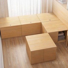 낮은 이불장 수납 이불 정리장 수납장 캐비닛 안방장 단문 장롱, 웜화이트 도어형 80cm