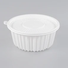 씨앤몰 [BFP] 190파이 냉면용기 신형 대(백색) 100개세트[몸통+뚜껑], 1세트, 100개입