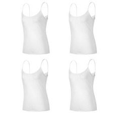 Underwear Story 女款清爽細肩帶背心 4入組
