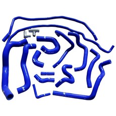 FORD FOCUS 09-12年 MK 2.5 材油渦輪強化矽膠水管 強化水管, 藍色, 1箱/盒