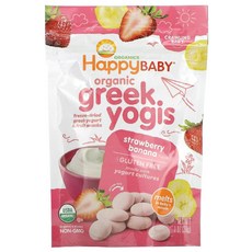해피패밀리 그릭 요기스 Baby Greek Yogis 딸기 바나나 맛 28g
