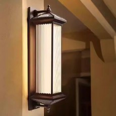 태양광 외부 벽등 정원 전원주택 조명 실외등 외등 경관조명, 60cm 태양광식 앤틱 동색