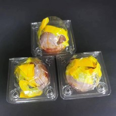 一次性透明塑料鸡蛋托 鸭蛋托 茶叶蛋托 单枚外卖包装盒, 1個, 1枚