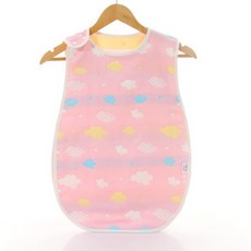 愛兒寶 六層紗布睡袋 嬰兒防踢被 透氣吸汗四層泡泡紗背心式蘑菇寶寶睡袋