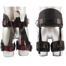 클라이밍 하네스 야외 안전 헬스 고리 허리 공중 보호, 프리미엄 하프 웨이트 안전벨트