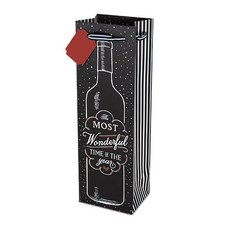 케이크워크 와인 백 케이스, Chalkboard Christmas, 1개