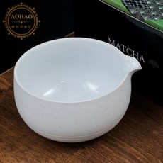 AOHAO 말차 도구 1/4/7 PCS 세트 MATCH WHISK 차선 차선립 다완, 6세트, 화이트*다완*1PCS