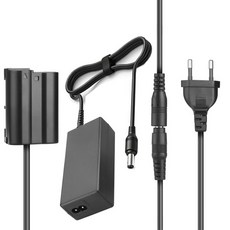 EN-EL15 Nikon D800 카메라 EP-5B용 AC 전원 어댑터 충전기 키트가 포함된 더미 배터리, 01 EU