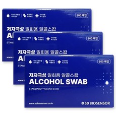 SD 스탠다드 알콜스왑 저자극성 일회용, 3개 3개