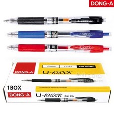 동아 유노크 0.7mm 1타 (12개입), 12개, BLACK