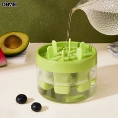 DFMEI 雪糕冰棍模具自制家用做冰棒盒做冰棒冰淇淋輕奢綠, 1個, 輕奢綠:如圖