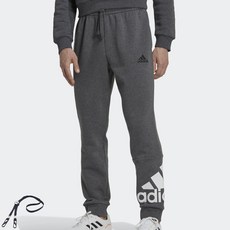 adidas 愛迪達 大徽標FL刷褲深灰色 + PG皮帶系