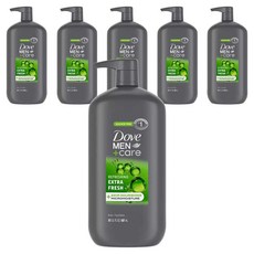 도브 멘 + 케어 엑스트라 프레시 바디 페이스 워시, 6개, 887ml