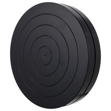 도자기물레 턴테이블 케이크 조각 휠 스탠드 회전 도자기 플레이트 점토 컵케익 베어링 기본 모델링 도구, Black, 1개