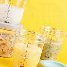 영유아 이유식 보관 소분 키트 4개 위생 간편 준비 밥그릇 먹거리 시스템, 1개, 트라이탄이유식용기세트 4P