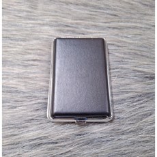 高級黑皮革菸盒收納盒煙盒盤，精緻攜帶盤盒，品味之選, 黑皮革口袋盒子9.5×6.5cm, 1個