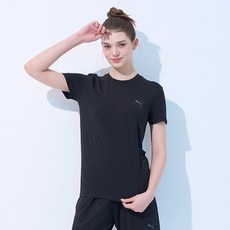 매장정품 - 푸마 PUMA BODYWEAR 프레쉬 컴포터블 홈웨어 상의 블랙 PMUKTCP01_MSS 301121