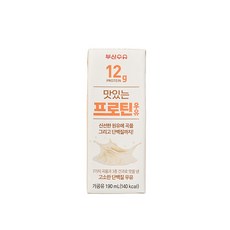 부산우유 맛있는 프로틴우유 단백질 190ml 24개