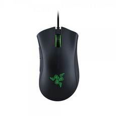 RAZER 유선 게이밍 광마우스 DeathAdder Essential 데스에더 에센셜 블랙 USB, RZ01-0385, Black