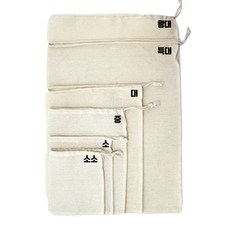 천연 삼베주머니 면보자기 면주머니, 1개