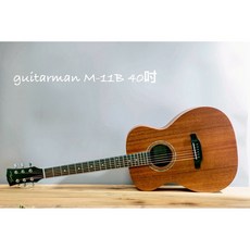 吉他人音樂工作室 M-11B 40吋OM桶吉他 台灣原創品牌 手工桃花木合板 新手入門推薦, 1個