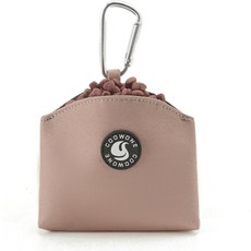 COOWONE 개 간식 파우치 마그네틱 클로저 작은 훈련 포켓 크기의 클립(녹색), Coffee