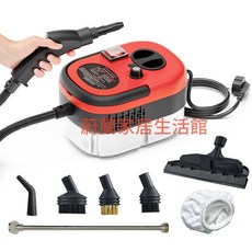 蒸汽清潔機 高溫高壓家用廚房空調抽油煙機多功能清潔, 紅色-升級款【升級玻璃清洗7件套】